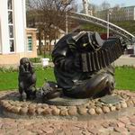 Скульптура Уличный клоун | Памятники и скульптуры | Достопримечательности Витебска